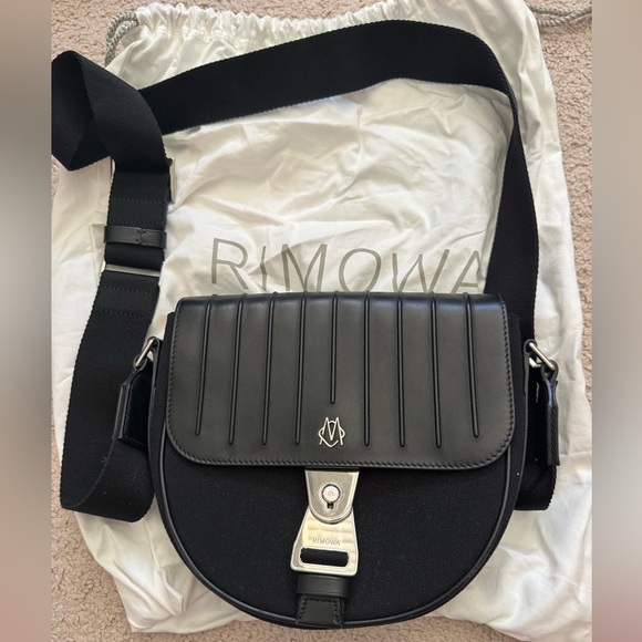 Like New Rimowa Black Never Still Cross Body Flap Bag - Picture 2 of 6
